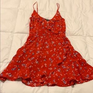 Express floral mini dress